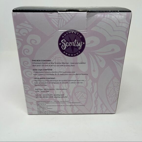 Scentsy Ribbons of Hope Retired Breast Cancer Awareness Full Size Warmer Burner - Picture 8 of 9